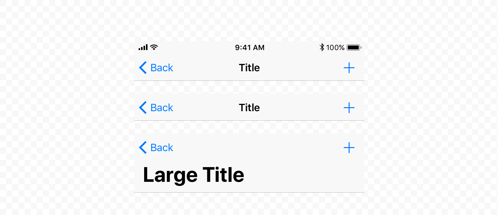 iOS Navigation Bar